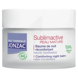 Eau Thermale Jonzac Sublimactive Peau Mature Baume De Nuit Réconfortant Bio Pot/50ml