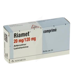 Riamet 20 Mg/120 Mg, Comprimé
