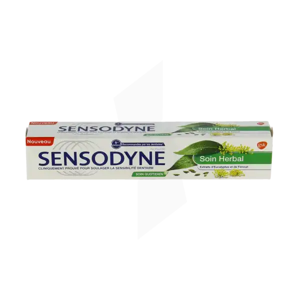 Sensodyne Fraicheur Herbale Pâte Dentifrice T/75ml