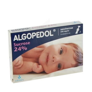 Algopedol Sucrose 24 % Solution Buvable Usage Pédiatrique 5 Unidoses/2ml