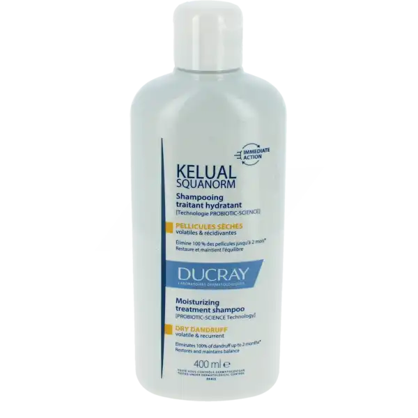 Kelual Squanorm Shampooing Pellicules Sèches Fl/400ml