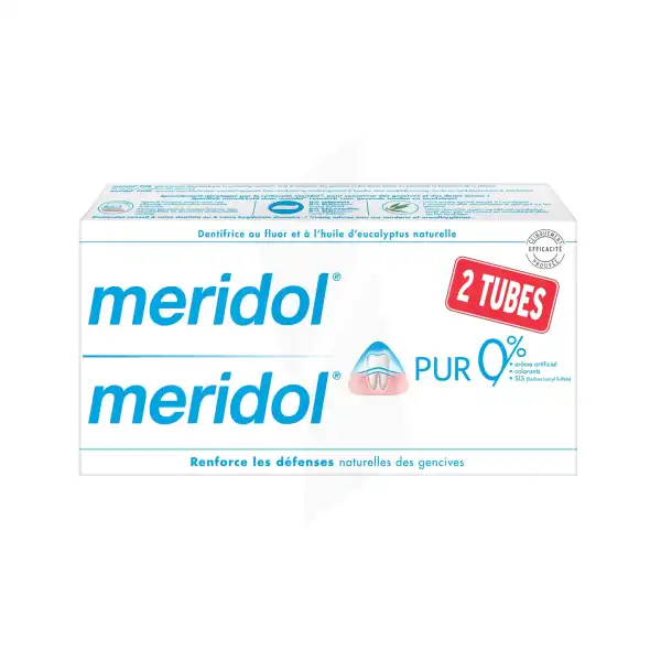 Meridol Pur Dentifrice 2t/75ml
