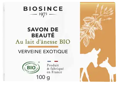 Biosince 1975 Savon De Beauté Lait D'Ânesse Bio Verveine 100g à St Médard En Jalles