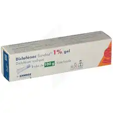 Diclofenac Sandoz 1 %, Gel à UGINE