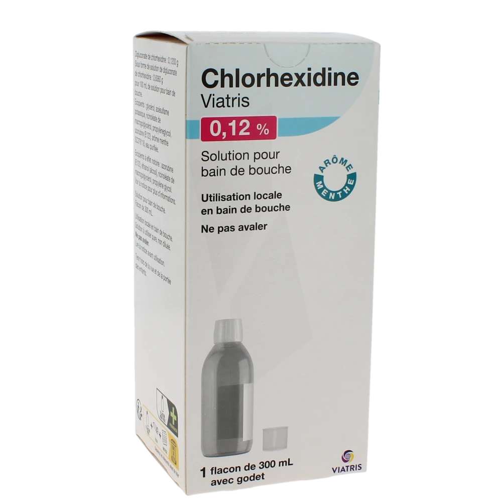 Chlorhexidine Viatris 0,12 %, Solution Pour Bain De Bouche