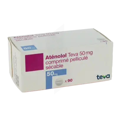 Atenolol Teva 50 Mg, Comprimé Pelliculé Sécable à Le Plessis-Bouchard