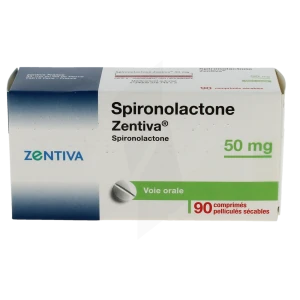 Spironolactone Zentiva 50 Mg, Comprimé Sécable