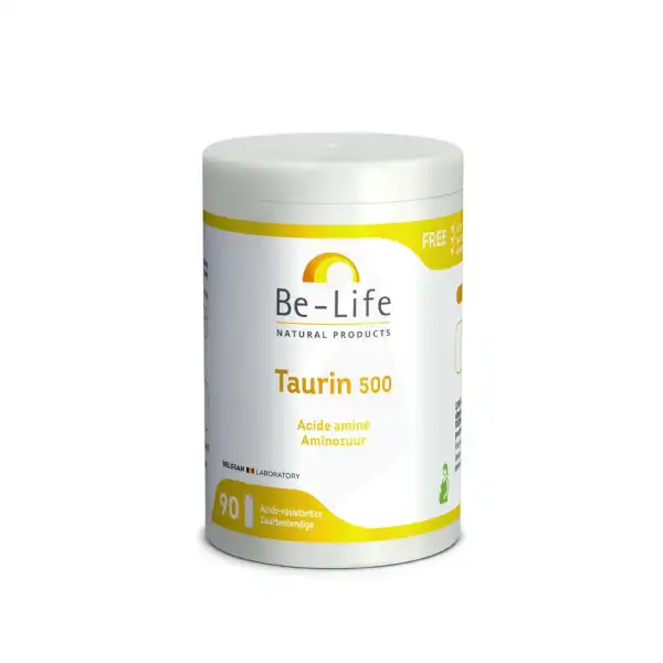 Be-life Taurin 500 Gélules B/90