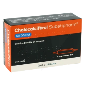 Cholecalciferol Substipharm 50 000 Ui, Solution Buvable En Ampoule