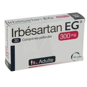 Irbesartan Eg 300 Mg, Comprimé Pelliculé