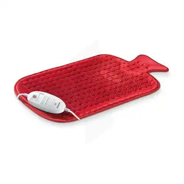 Coussin chauffant en forme de bouillotte