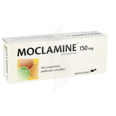 MOCLAMINE 150 mg, comprimé pelliculé sécable