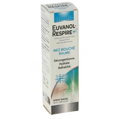Euvanol Respire+ Nez Bouché Rhume Spray Nasal à Hendaye