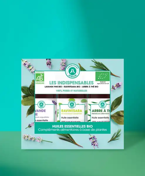 Laboratoire Aprium Coffret Les Indispensables 3 Huiles Essentielles Bio