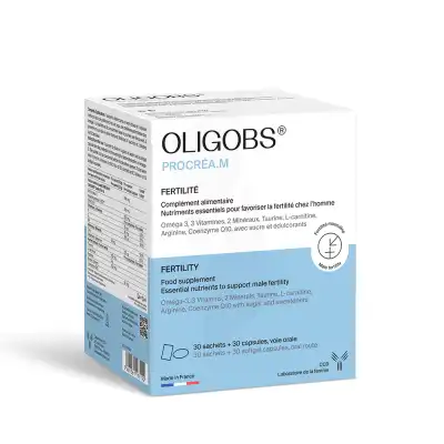 Oligobs Procréa M Sachets + Caps B/30+30