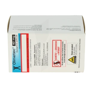 Olmetec 40 Mg, Comprimé Pelliculé