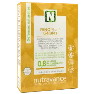 Nutravance Rinophar Gélules B/30 à VILLEFONTAINE