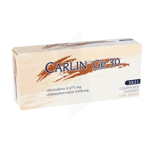 Carlin 75 Microgrammes/30 Microgrammes, Comprimé Enrobé