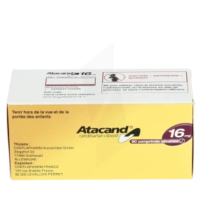 Atacand 16 Mg, Comprimé Sécable