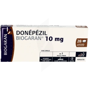 Donepezil Biogaran 10 Mg, Comprimé Pelliculé