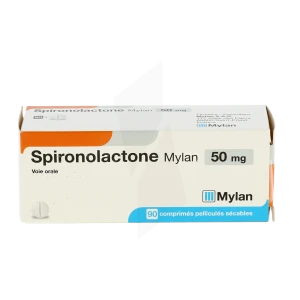 Spironolactone Viatris 50 Mg, Comprimé Pelliculé Sécable