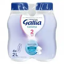 Gallia Calisma 2 Lait Liquide 4 Bouteilles/500ml à Paris