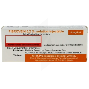 Fibrovein 0,2 %, Solution Injectable