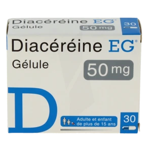Diacereine Eg 50 Mg, Gélule