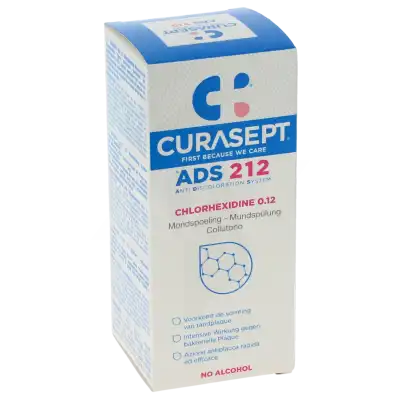 Curasept Ads 212 Mouthwash S Bain Bouche Fl/200ml à Le Teich