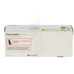 Tenoretic 50 Mg/12,5 Mg, Comprimé Pelliculé