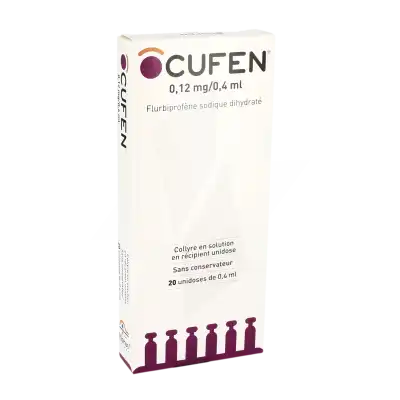 Ocufen 0,12 Mg/ 0,4 Ml, Collyre En Récipient Unidose à Hagetmau