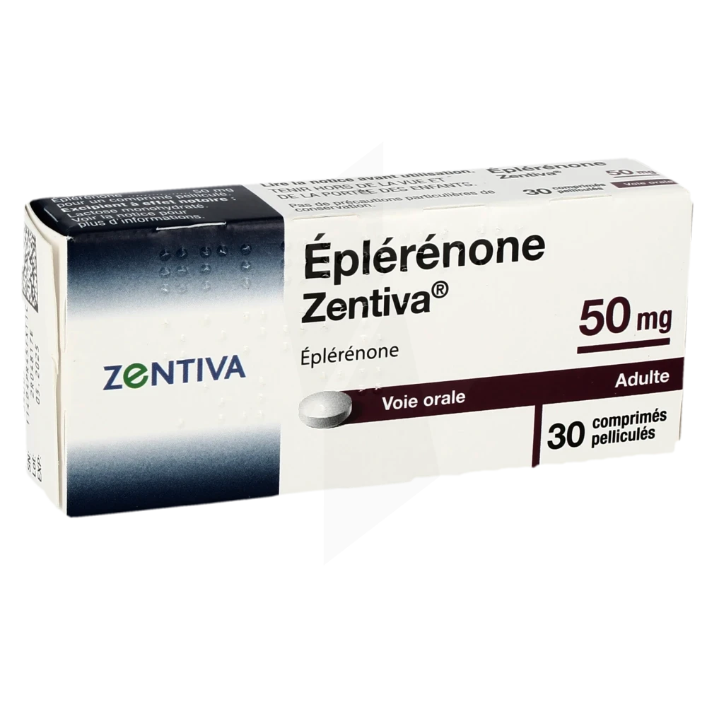 Eplerenone Zentiva 50 Mg, Comprimé Pelliculé