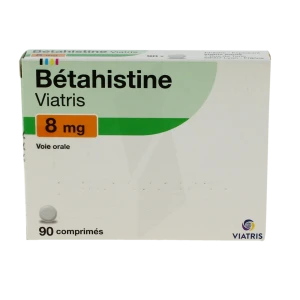 Betahistine Viatris 8 Mg, Comprimé