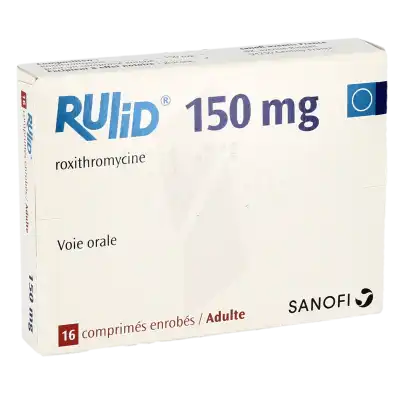 Rulid 150 Mg, Comprimé Enrobé à Paris