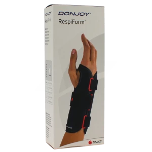 Donjoy Respiform Attelle Standard Poignet-main Gauche Pédiatrique Xs