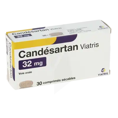 Candesartan Viatris 32 Mg, Comprimé Sécable à CUISERY