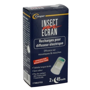Insect Ecran Tablette Recharge Diffuseur B/2