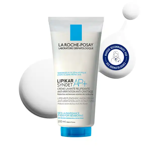 La Roche Posay Lipikar Syndet Ap+ Crème Lavante Relipidante Tube/200ml