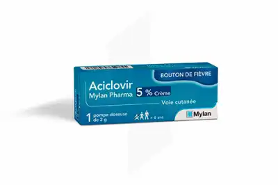 Aciclovir Viatris Conseil 5 %, Crème à Paris