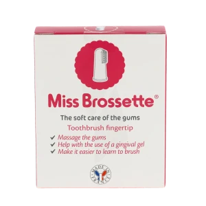 Miss Brossette Doigtier Brosse à Dents B/1