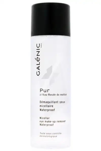 Galenic Pur Fluide Démaquillant Yeux à L'eau Florale De Mélilot Waterproof Fl/125ml