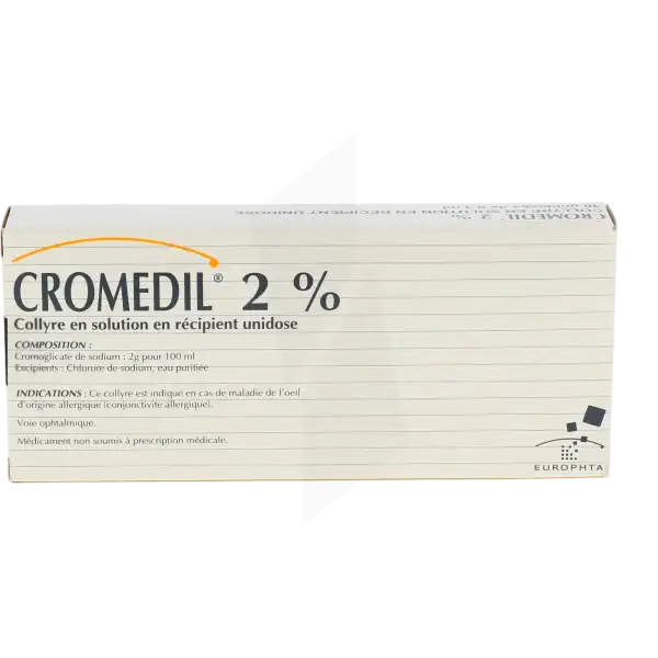 Cromedil 2 Pour Cent, Collyre En Solution En Récipient Unidose