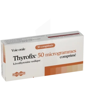 Thyrofix 50 Microgrammes, Comprimé