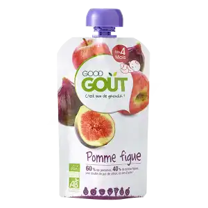Good Goût Alimentation Infantile Pomme Figue Gourde/120g à LYON
