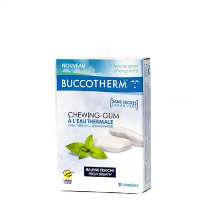 BUCCOTHERM Chew gum Xylitol sans sucre