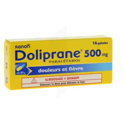 Doliprane 500 Mg, Gélule à Fuveau