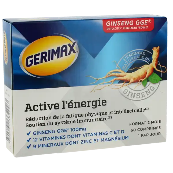 Gerimax Active L'energie Comprimé B/60