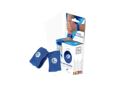 Pharmavoyage Bracelet Anti-nausées Adulte Bleu Large B/2 à LA-RIVIERE-DE-CORPS