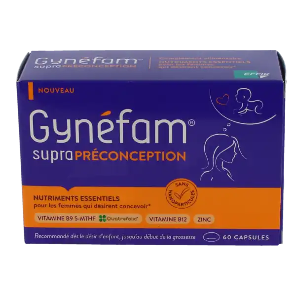 Gynéfam Supra Préconception Caps B/60