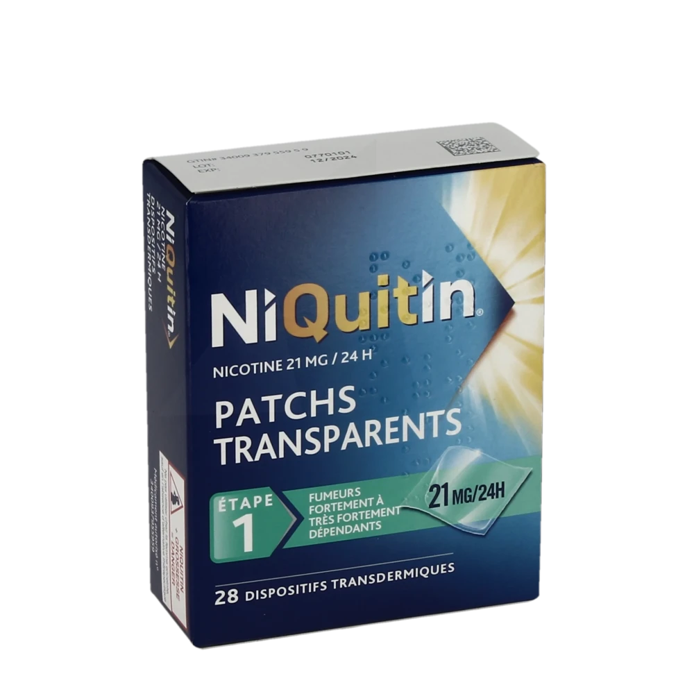 Niquitin 21 Mg/24 Heures, Dispositif Transdermique Sach/28